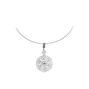 St. Philip's Steeple Sterling Omega Necklace