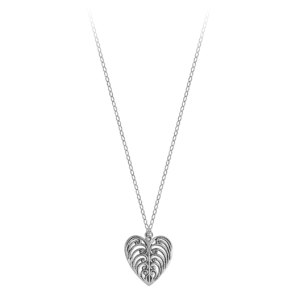Philip Simmons Heart on Cable Chain Necklace