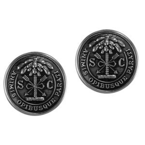 The Citadel Button Post Earrings*