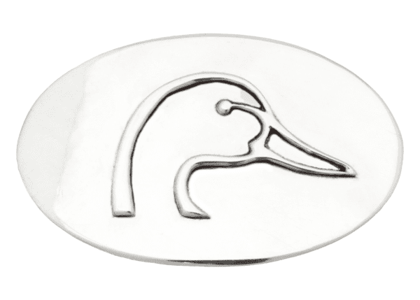 Ducks Unlimited Sterling Silver Small Oval Belt Buckle - Image 3